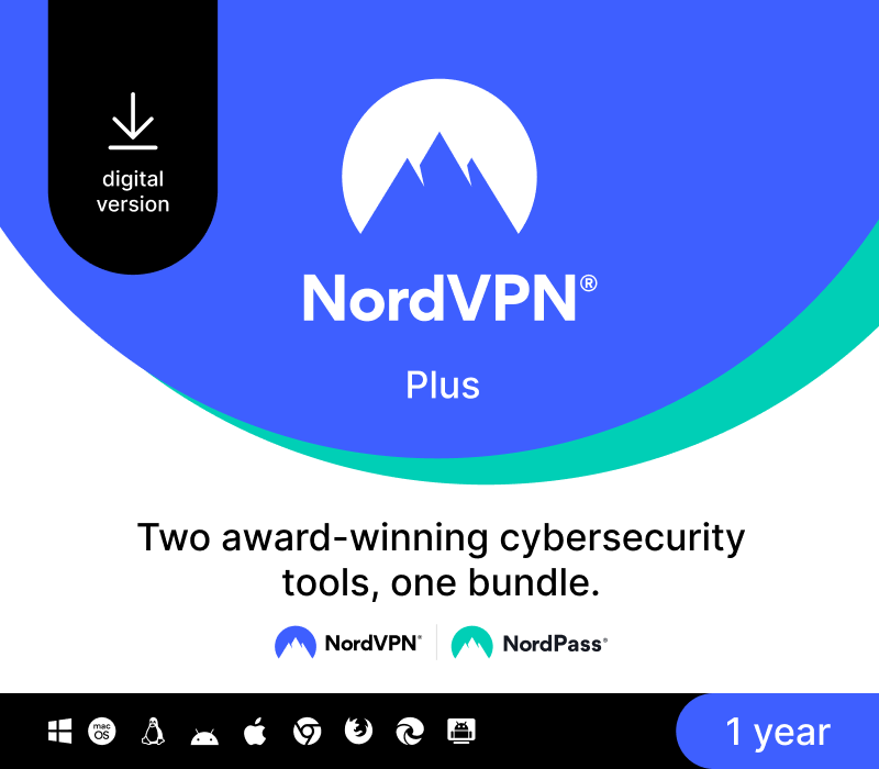 NordVPN Plus AU Key 1 Year / 10 Devices