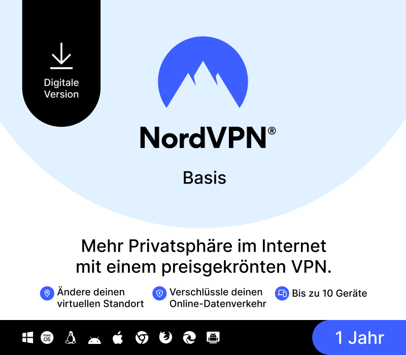 NordVPN Basic DE 1 Year / 10 Devices Activation Key