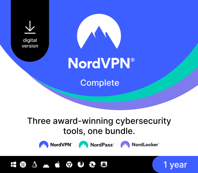 NordVPN Complete AU 1 Year / 10 Devices Activation Key