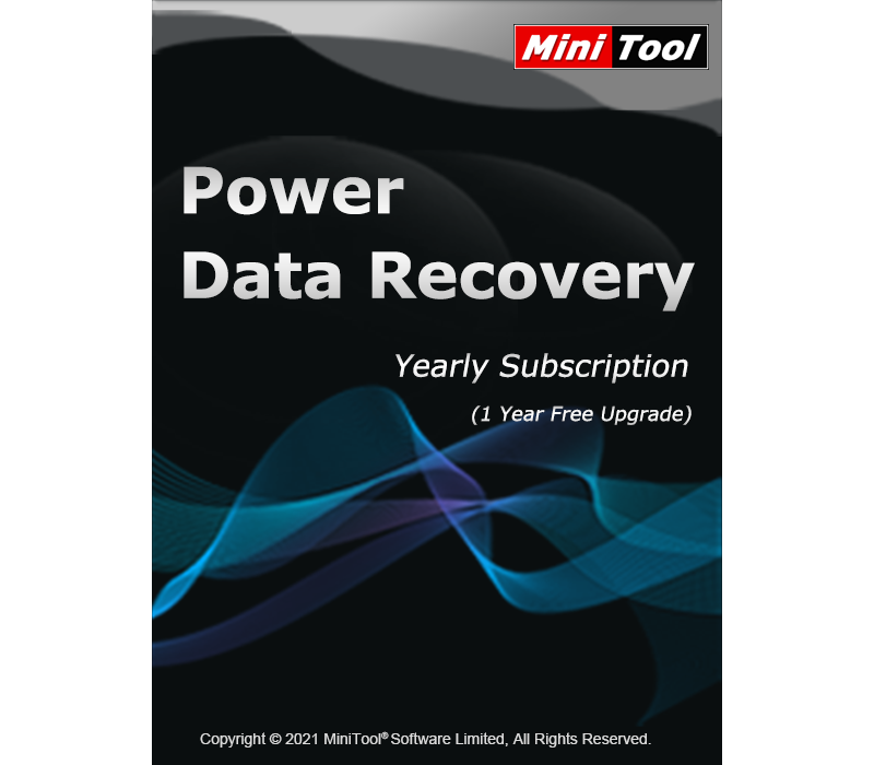 MiniTool Power Data Recovery License 1 Year (1 PC)